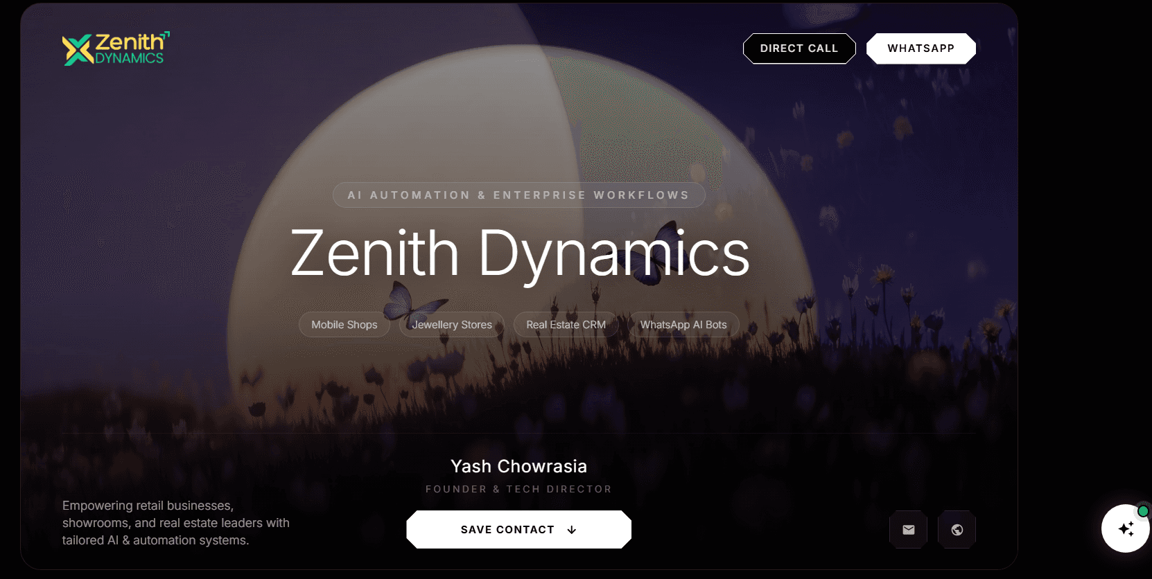 Zenith VC — Smart Digital Business Card Platform